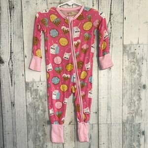 Little Sleepies milk and cookies sleeper